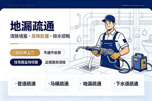 吕梁地漏疏通